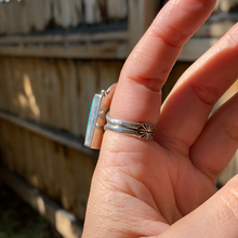 Load image into Gallery viewer, Bright Blue Kingman New Mexico Statement Ring — size 8