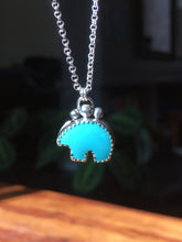 Load image into Gallery viewer, Osito Necklace #2 - Bright blue turquoise