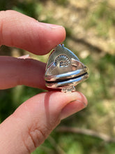 Load image into Gallery viewer, Dainty Turquoise Mountain Ring—size 4.5