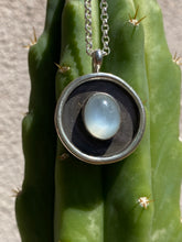 Load image into Gallery viewer, White Moonstone Shadowbox Necklace