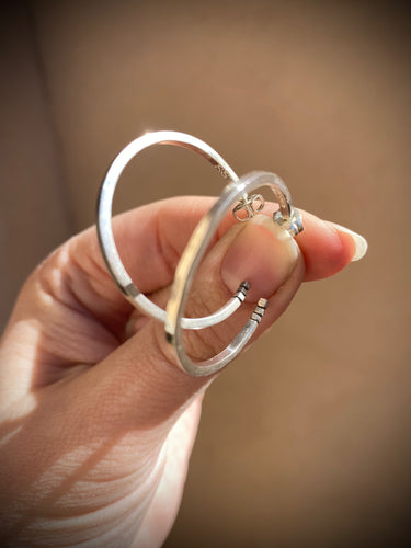 Small Notched Everyday Hoops