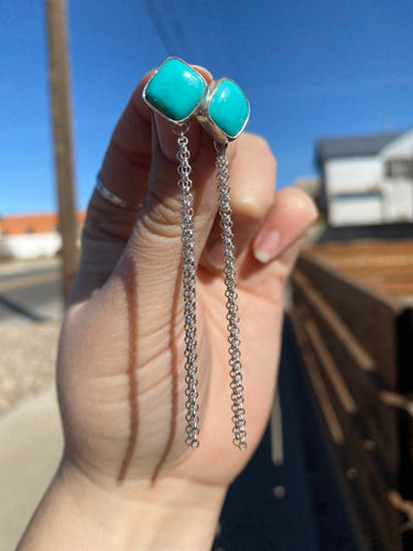 Campitos Turquoise Dangle Studs