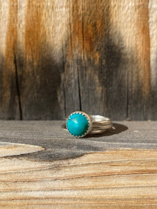 Cloud Mountain turquoise stacker ring set - size 6