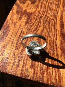 Osito Ring #3 - Black onyx (size 7)