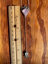 Load image into Gallery viewer, Amethyst Kite with Moonstone Lariat Necklace (A)