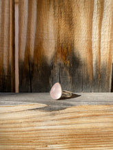 Load image into Gallery viewer, Rose quartz stacker ring set - size 5.5