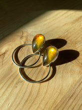 Load image into Gallery viewer, Mini Amber Swing Hoops