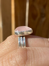 Load image into Gallery viewer, Rose quartz stacker ring set - size 5.5