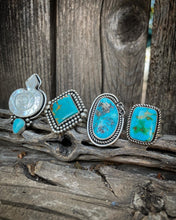 Load image into Gallery viewer, Old Stock Kingman Turquoise Scorpion Ring — size 6 3/4