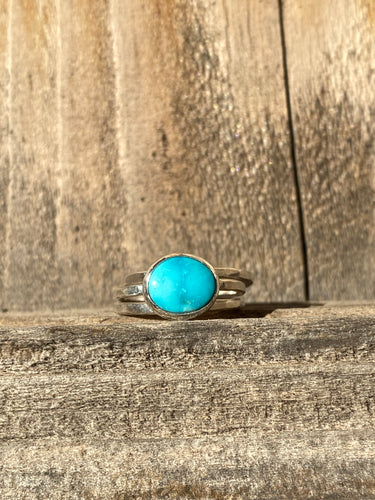 Whitewater Turquoise Stacker Ring Set - size 5