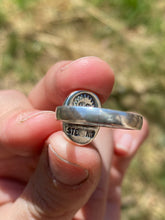 Load image into Gallery viewer, Green Hubei Turquoise Ring—size 6