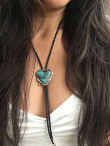 Campitos turquoise Rattlesnake Bolo