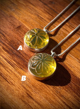 Load image into Gallery viewer, Carved Mexican Amber Gumdrop - Necklace A