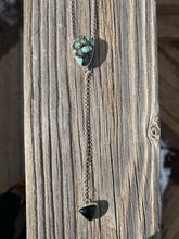 Load image into Gallery viewer, Saguaro Variscite with Black Onyx Lariat Necklace