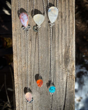 Load image into Gallery viewer, Moonstone with Mexican Jelly Opal Lariat Necklace