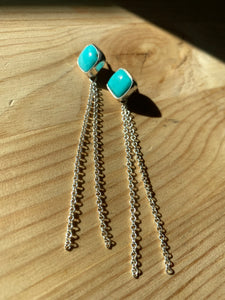 Campitos Turquoise Dangle Studs