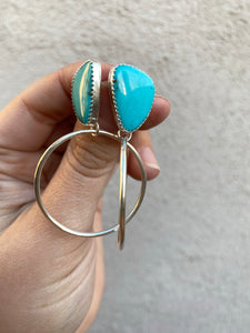 Campitos Turquoise Mini Hoops