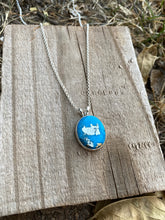 Load image into Gallery viewer, Persian Turquoise with Pyrite Necklace