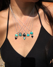 Load image into Gallery viewer, Osito Necklace #2 - Bright blue turquoise