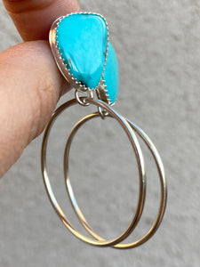 Campitos Turquoise Mini Hoops