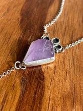 Load image into Gallery viewer, Amethyst Kite with Moonstone Lariat Necklace (B)