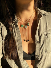 Load image into Gallery viewer, Saguaro Variscite with Black Onyx Lariat Necklace