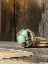 Load image into Gallery viewer, Saguaro variscite stacker ring set - size 7.5