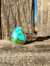 Load image into Gallery viewer, Sonoran Gold Turquoise Stacker Ring Set - Size 8