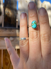 Load image into Gallery viewer, Sonoran Gold turquoise stacker ring set - size 5