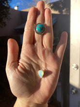 Load image into Gallery viewer, High Grade Royston Turquoise with Opal Lariat Necklace