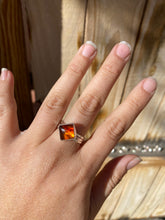 Load image into Gallery viewer, Baltic amber stacker ring set - size 9