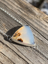 Load image into Gallery viewer, Montana Agate with Black Onyx Lariat Necklace