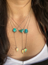 Load image into Gallery viewer, Kingman Turquiose with Opal Lariat Necklace