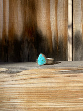 Load image into Gallery viewer, Blueberry turquoise stacker ring set - size 7