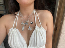 Load image into Gallery viewer, White Moonstone Shadowbox Necklace