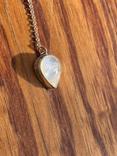 Load image into Gallery viewer, King&#39;s Manassa Turquoise with Moonstone Lariat Necklace