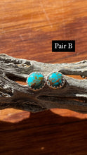Load image into Gallery viewer, Kingman turquoise studs