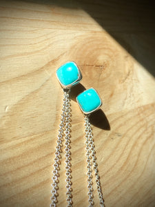Campitos Turquoise Dangle Studs