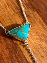 Load image into Gallery viewer, Kingman Turquiose with Opal Lariat Necklace