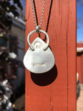 Load image into Gallery viewer, Swirly teardrop Larimar necklace